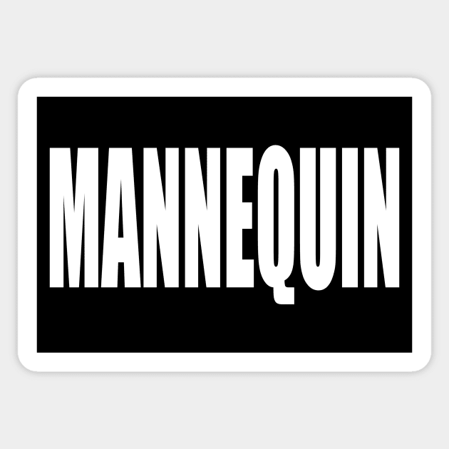 Mannequin Sticker by damieloww